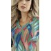 044937 Blusa Ramany Manga 3/4 Estampada